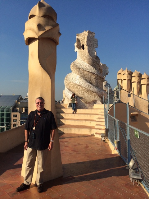 Dave at Casa Mila