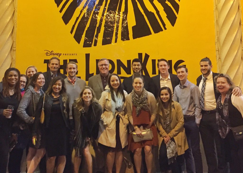 The entire team enjoyed a brilliant showing of the award-winning musical The Lion King at the Orpheum Theatre!